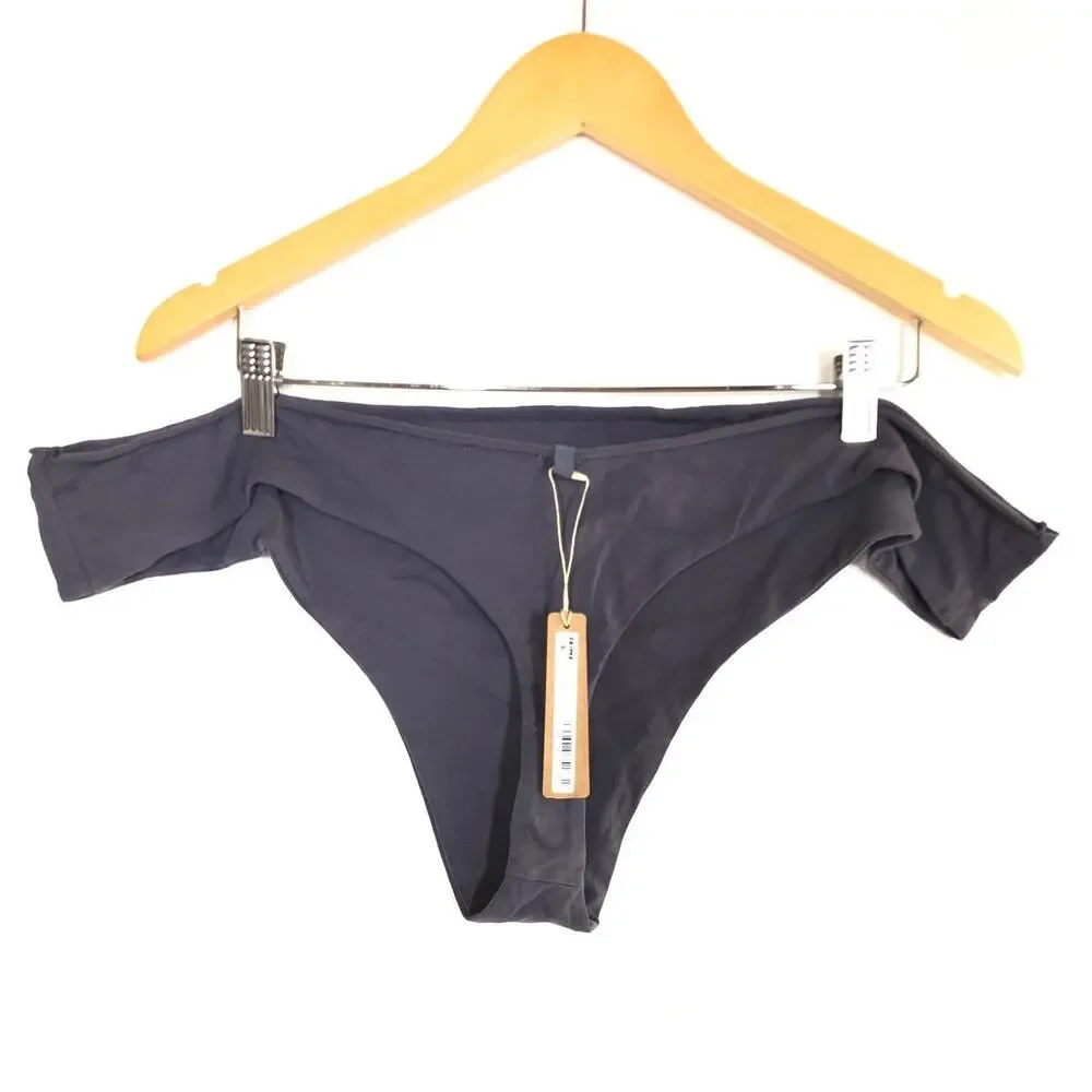 SKIMS Raw Edge Intimates Thong Thunder NWT  4X, 3X - Picture 3 of 13